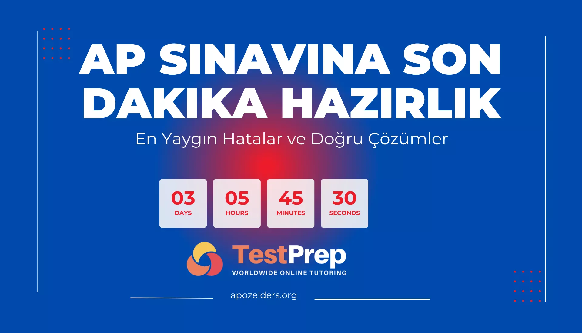 AP Sınavına Son Dakika Hazırlık: En Yaygın Hatalar ve Doğru Çözümler
